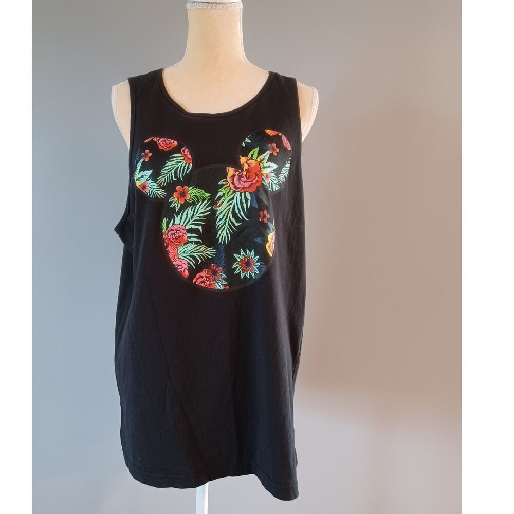Neff Disney Collab Mickey Mouse Tropical Print Tank Top XL